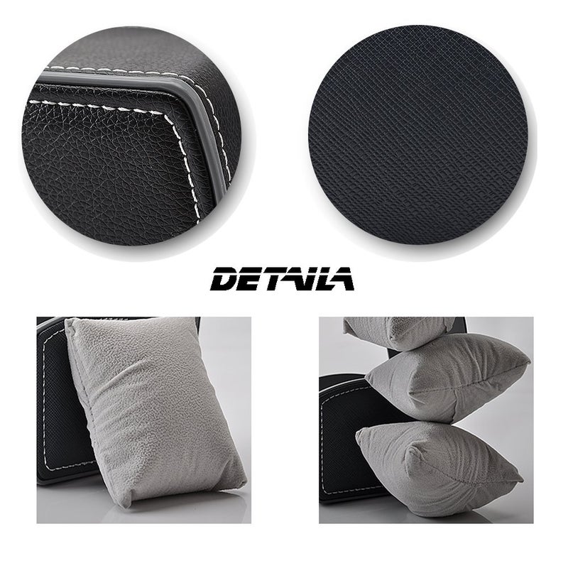 Hunger PU Leather Single Bracelet Bangle Jewelry Watch Gift Box (Black) - Image 3